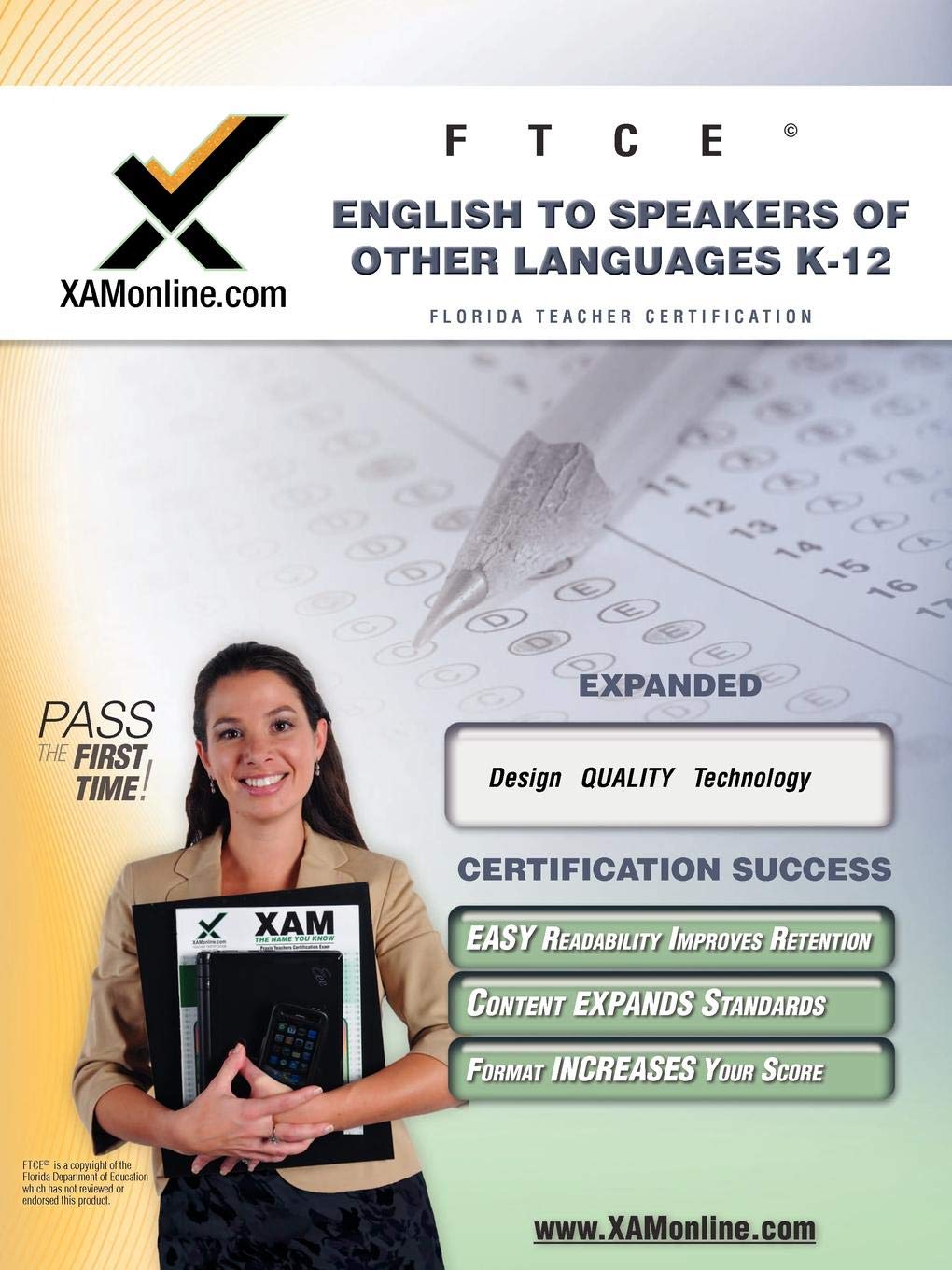 FTCE English to Speakers of Other Languages (ESOL) K-12 Teacher Certification Test Prep Study Guide (XAM FTCE)