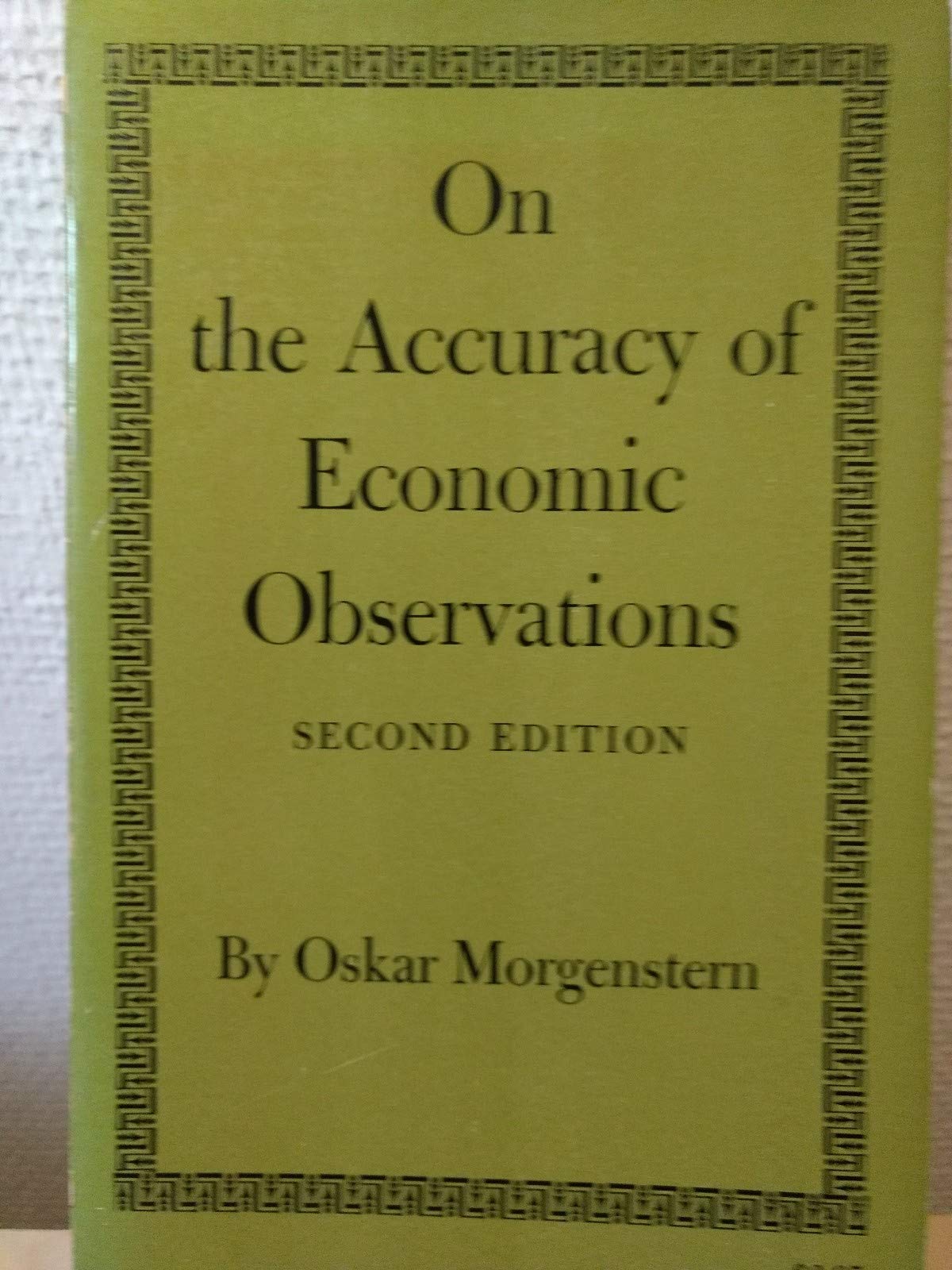 On the Accuracy of Economic Observations