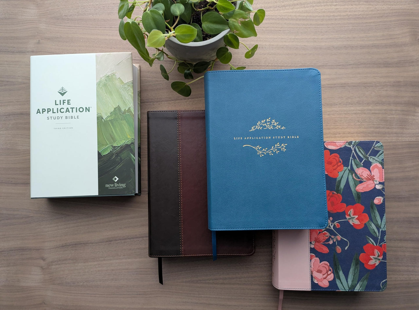 NLT Life Application Study Bible, Third Edition (LeatherLike, Teal Blue, Red Letter)