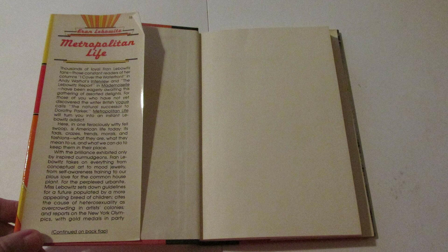Metropolitan Life Fran Lebowitz