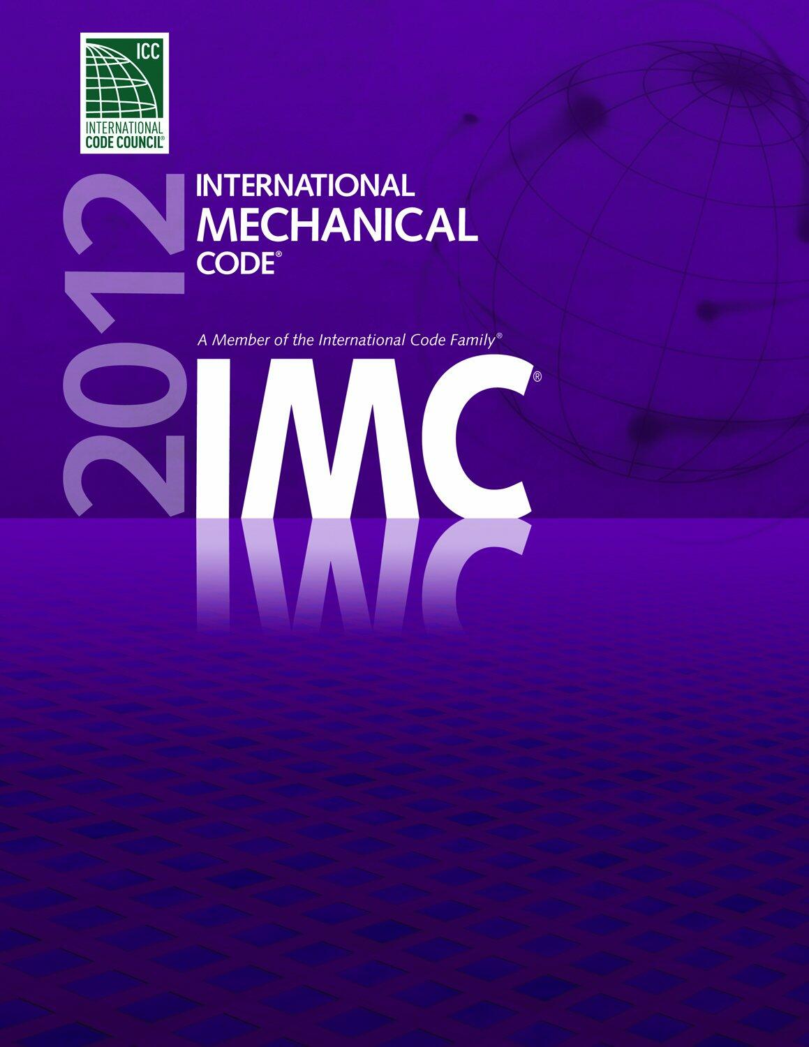 2012 International Mechanical Code (International Code Council Series) International Code Council