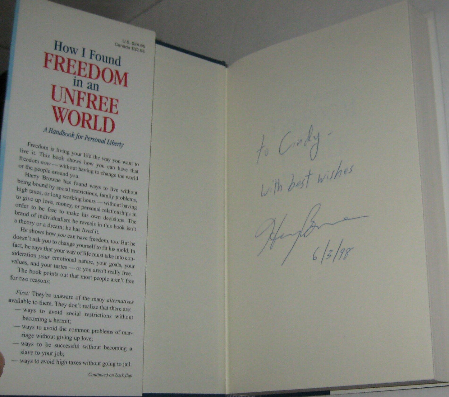 How I Found Freedom in an Unfree World: A Handbook for Personal Liberty