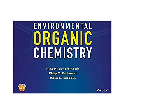 Environmental Organic Chemistry