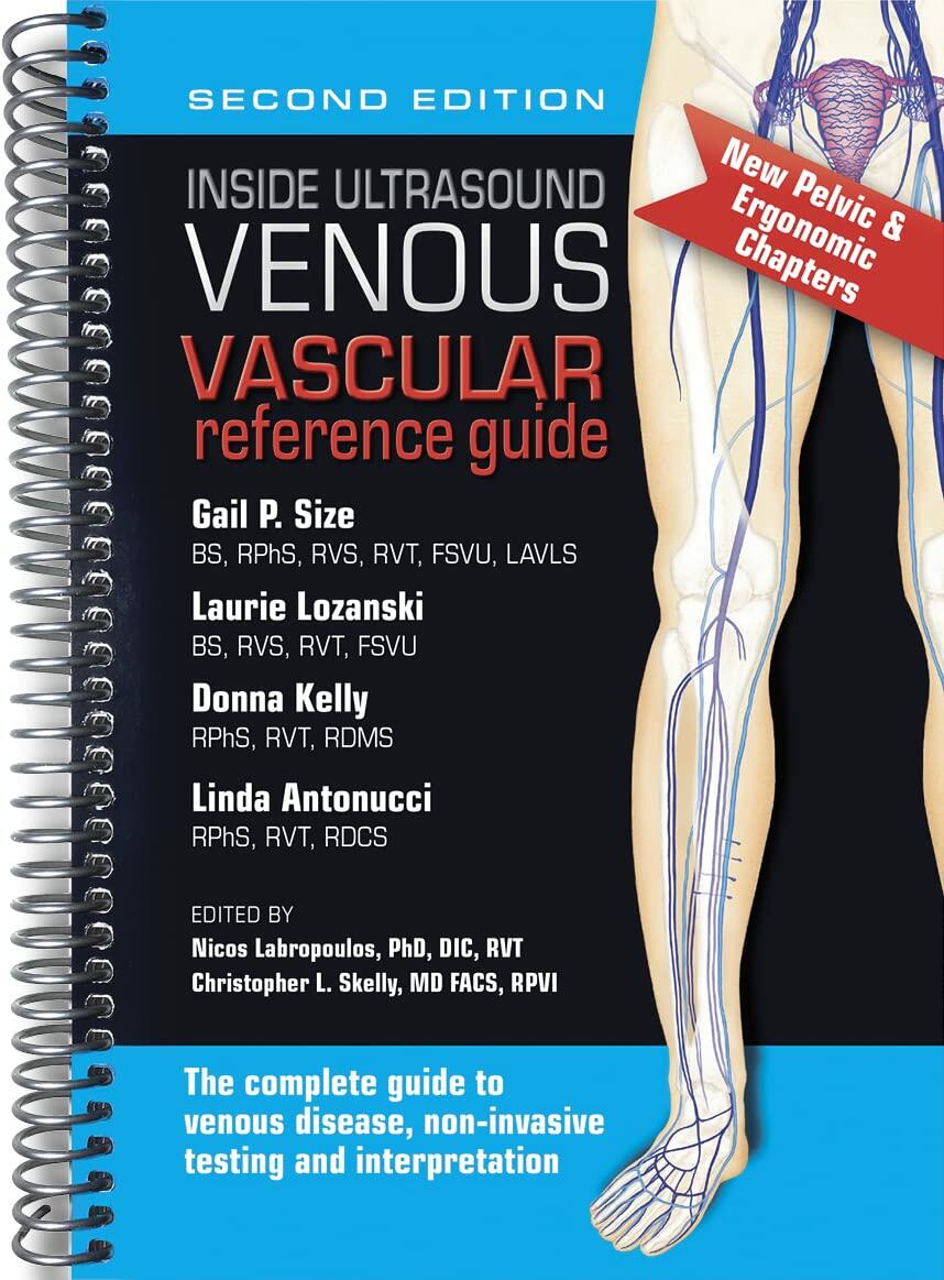 Inside Ultrasound Venous Vascular Reference Guide, 2nd edition