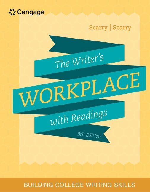 The Writer’s Workplace with Readings: Building College Writing Skills