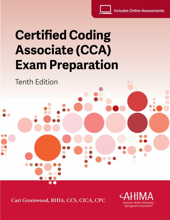Certified Coding Associate (CCA) Exam Preparation