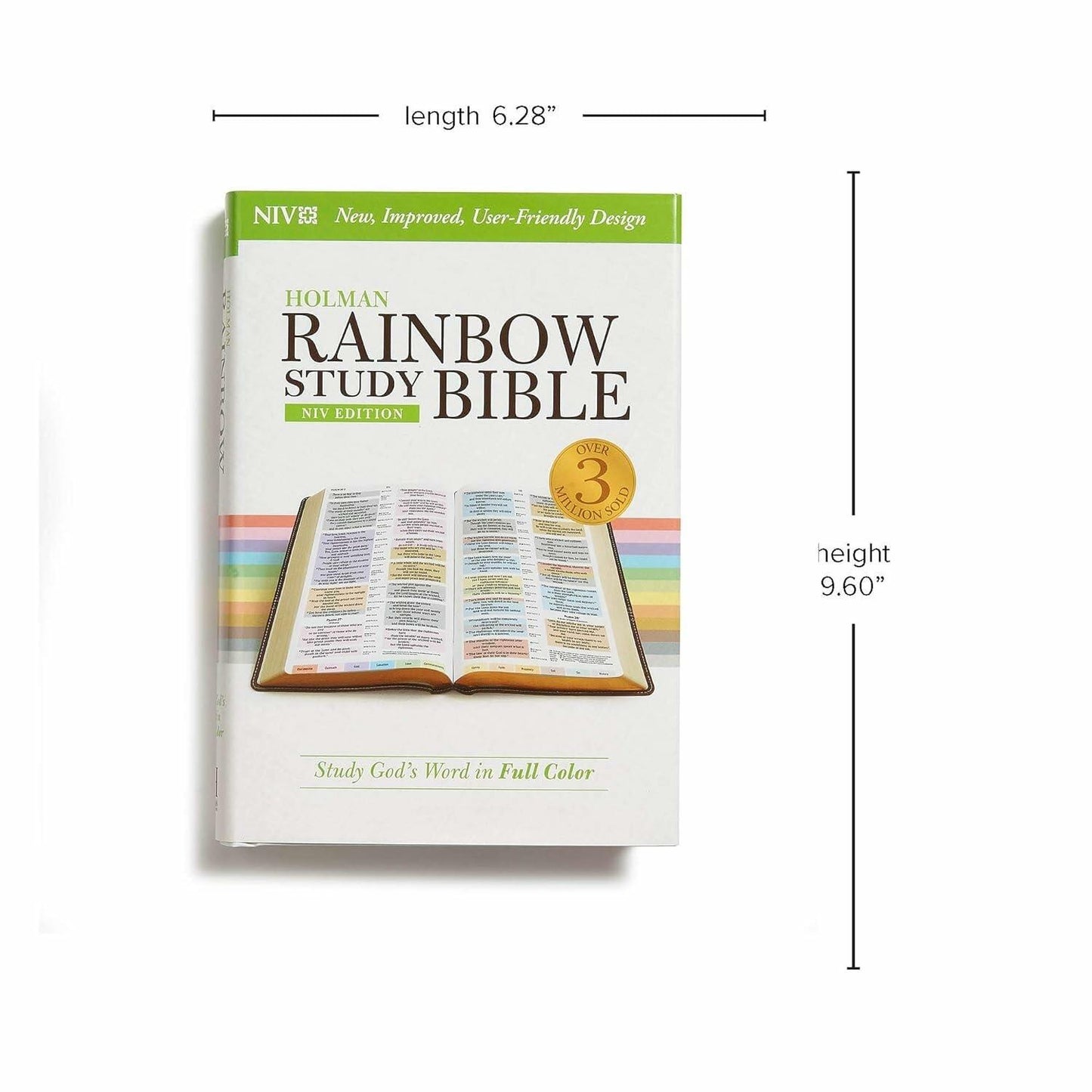 NIV Rainbow Study Bible, Jacketed Hardcover