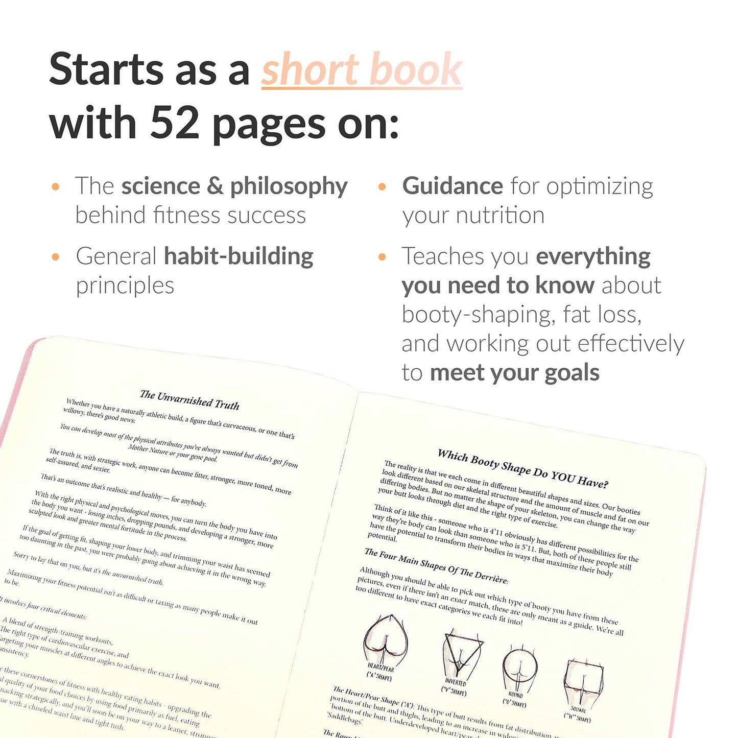 Badass Body Goals: Booty Shaping & Resistance Training Fitness Journal. 10-Week Circuit Training & Personal Resistance Training Program and Fitness Planner by Jennifer Cohen & Habit Nest.