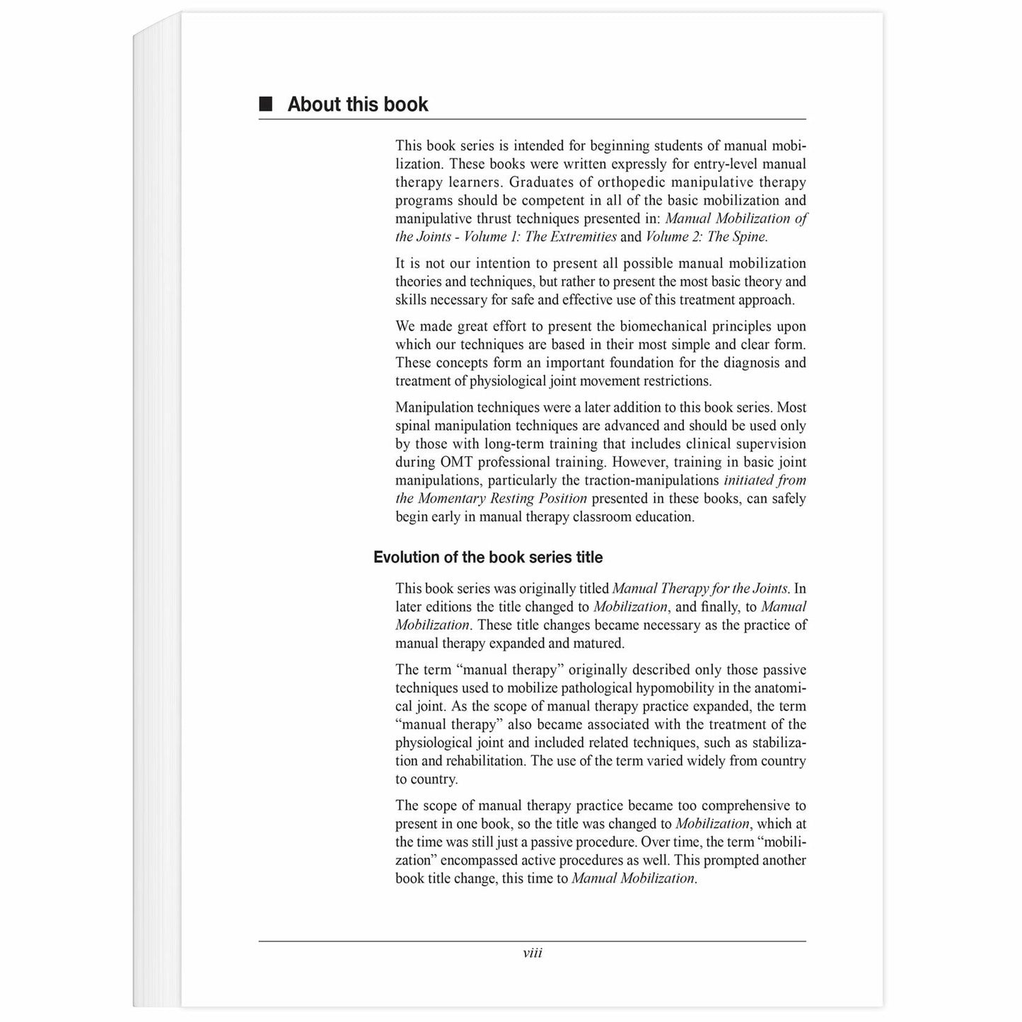 Manual Mobilization of the Joints, Volume II: The Spine