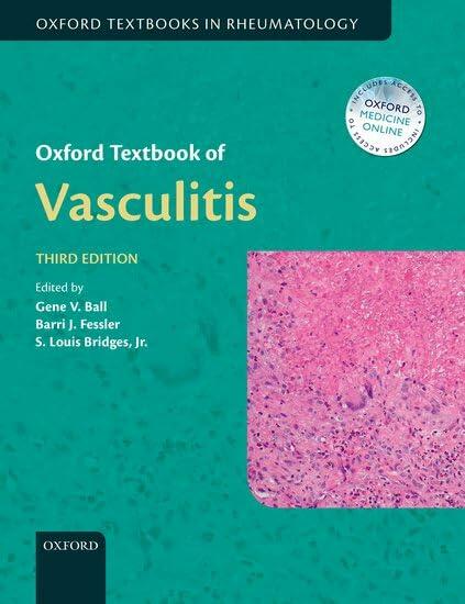 Oxford Textbook of Vasculitis (Oxford Textbooks in Rheumatology)