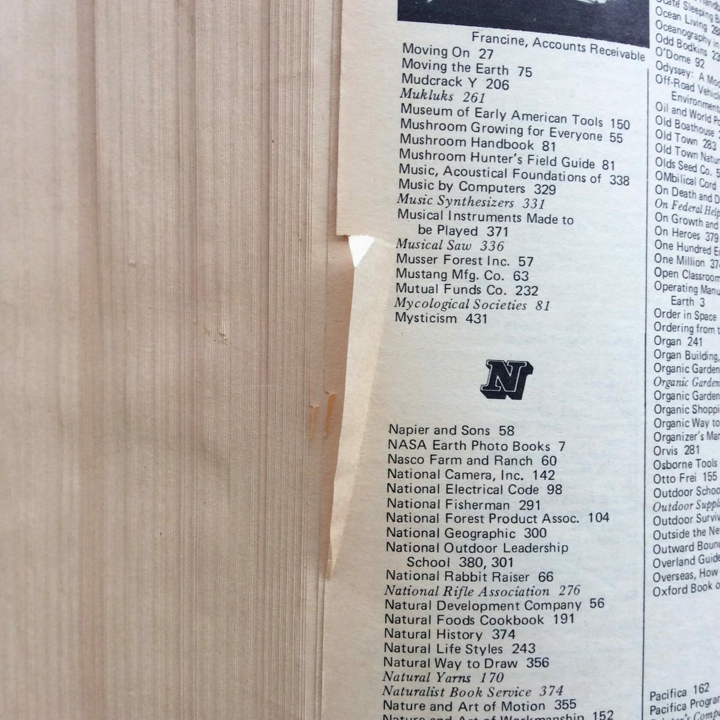 The Last Whole Earth Catalog: Access To Tools