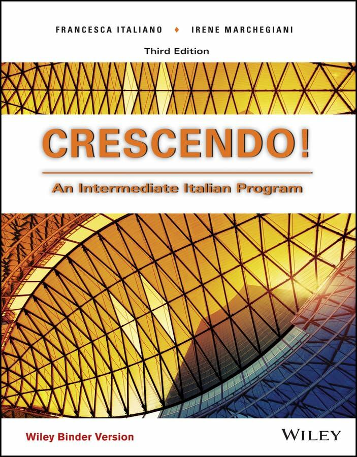 Crescendo!: An Intermediate Italian Program (Italian Edition)