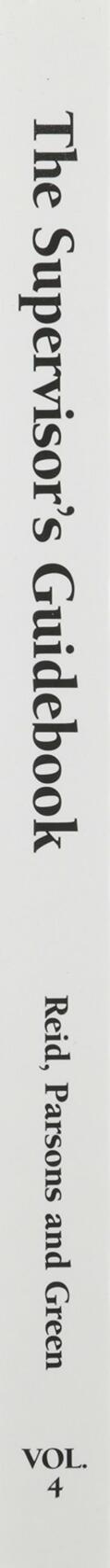 The Supervisor's Guidebook: Evidence-Based Strategies for Promoting Work Quality and Enjoyment among Human Service Staff