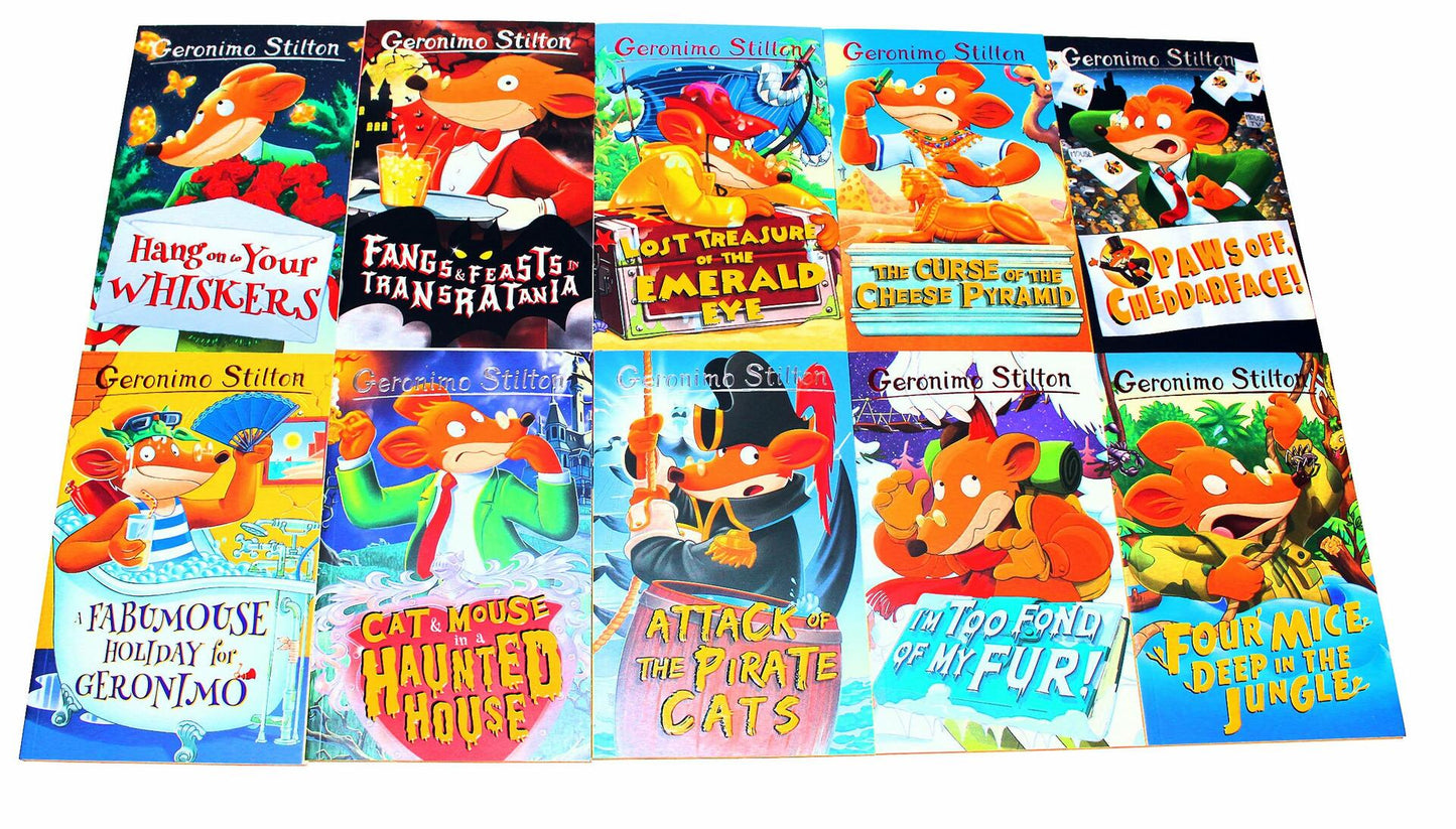 Geronimo Stilton: 10 Book Collection (Series 1)