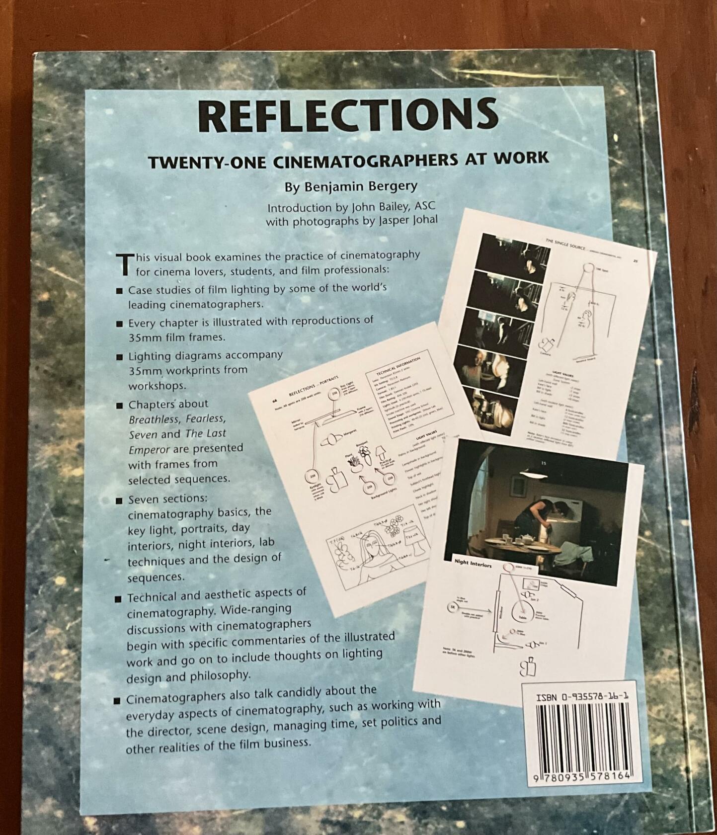 Reflections: Twenty-One Cinematographers at Work