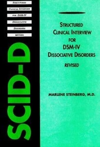 Structured Clinical Interview for Dsm-IV Dissociative Disorders (Scid-D) (5 book pack)