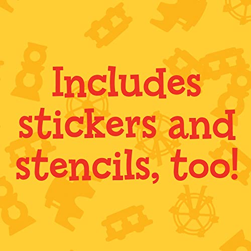 Daniel Tiger Scissor, Cut & Paste Skills for Kids Ages 3-5, Includes Stickers & Stencils! A Cutting and Pasting Activity Workbook