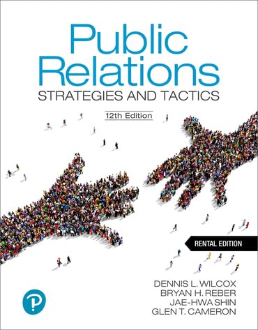 Public Relations: Strategies and Tactics, 12th edition