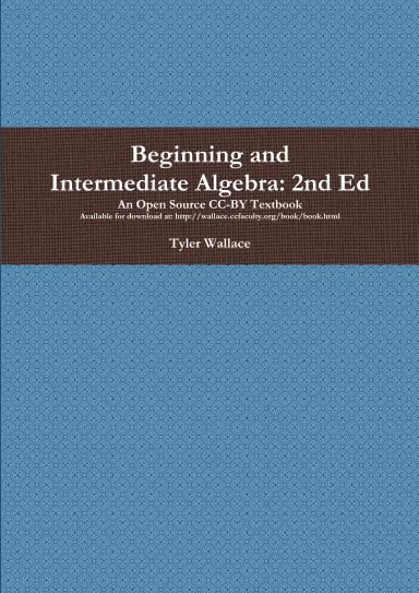 BEGINNING+INTERMEDIATE ALGEBRA