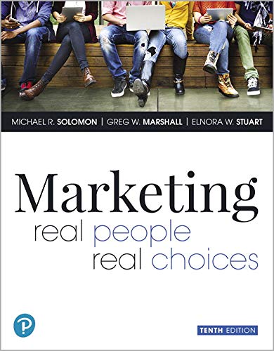 Marketing:Real People Real Choices 10th edition