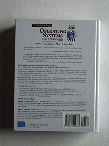 Operating Systems Design and Implementation (Prentice Hall Software Series)