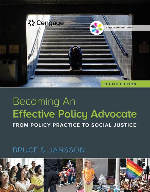 Empowerment Series: Becoming An Effective Policy Advocate (MindTap Course List)