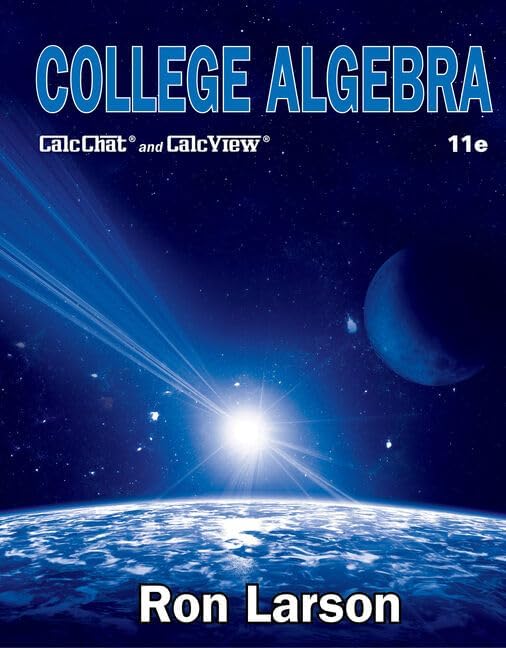 College Algebra (11th Edition)