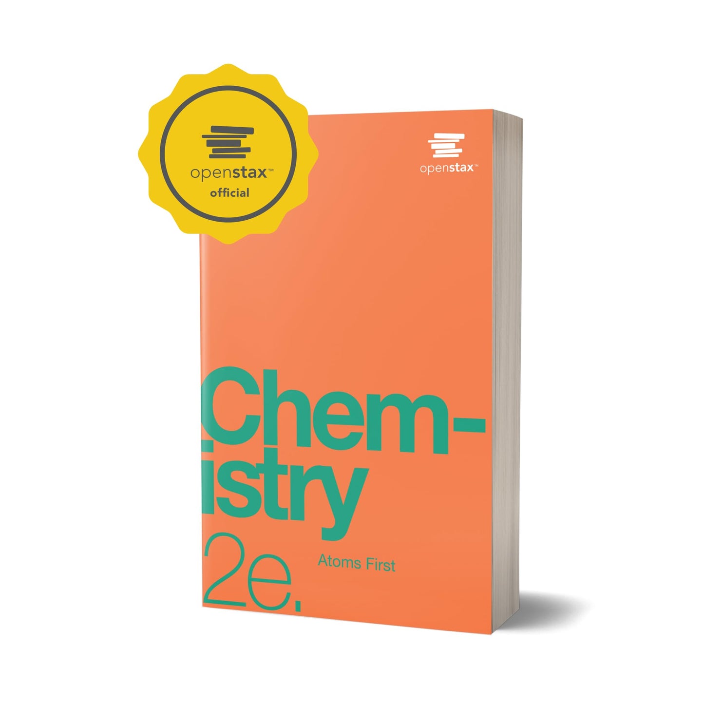 Chemistry: Atoms First 2e by OpenStax (paperback version, B&W)