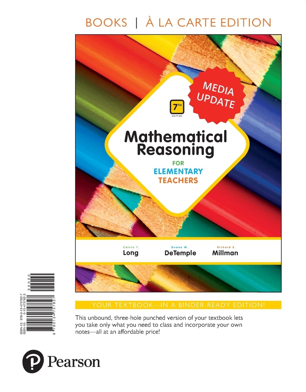Mathematical Reasoning for Elementary Teachers, Media Update