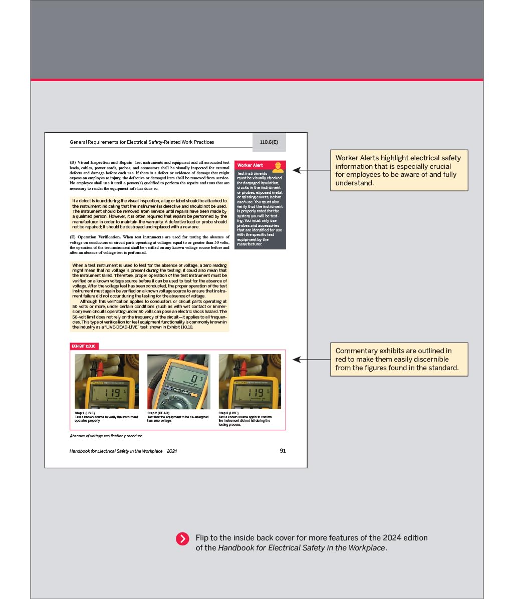 NFPA 70E, Handbook for Electrical Safety in the Workplace, 2024 Edition (International Electrical Code® Series)
