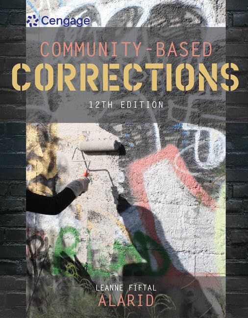 Community-Based Corrections (MindTap Course List)