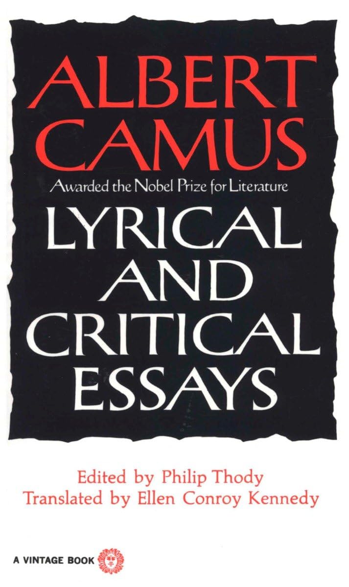 Lyrical and Critical Essays (A Vintage Book)