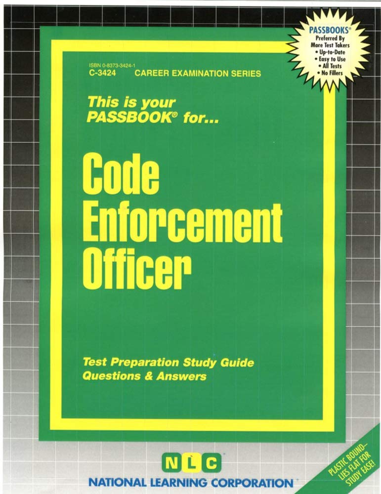 Code Enforcement Officer(Passbooks)