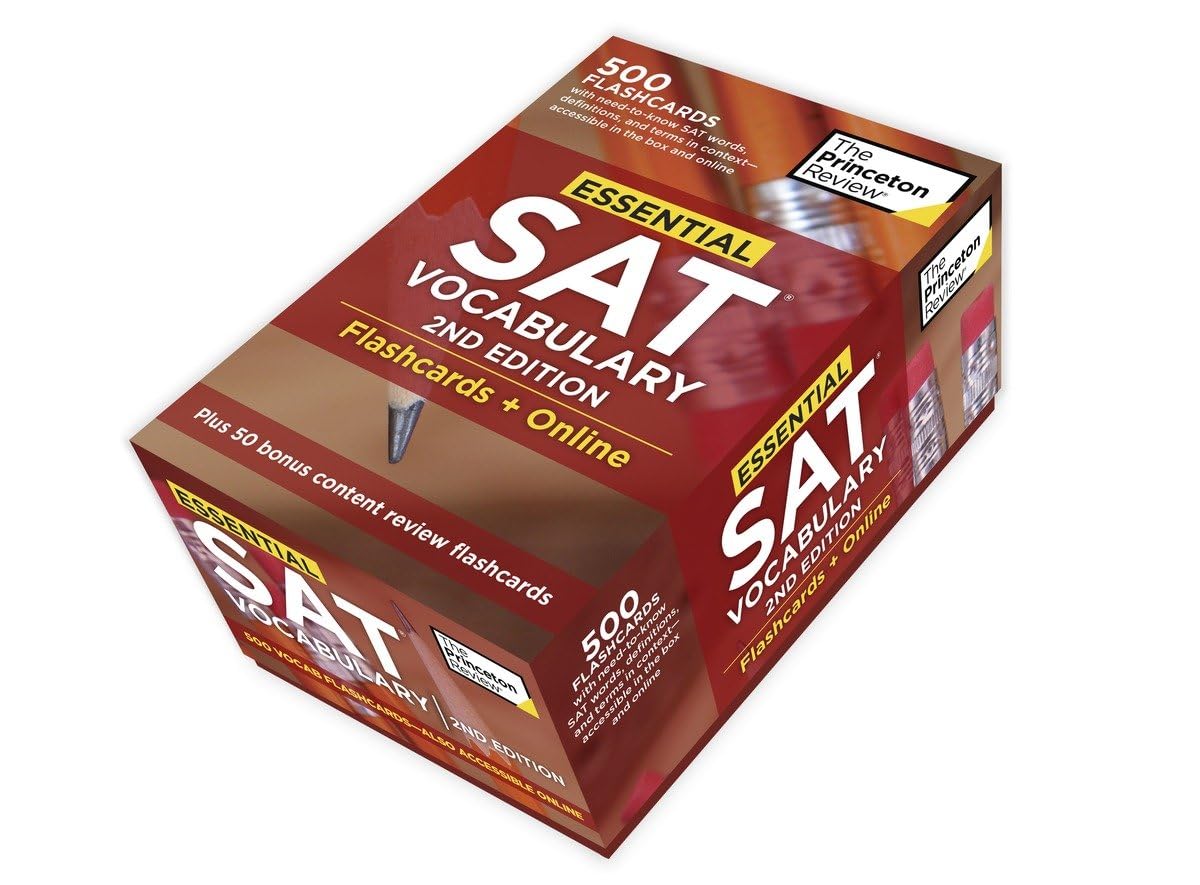 The Princeton Review Essential SAT Vocabulary: 500 Essential Vocabulary Words to Help You Boost Your SAT Score!