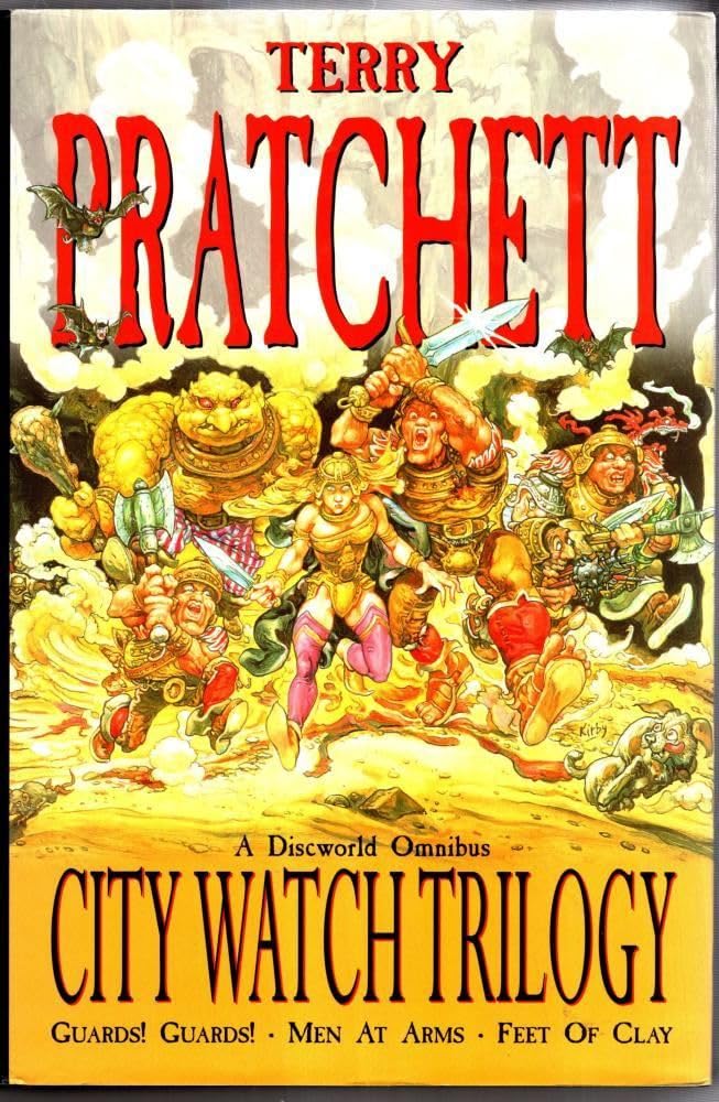 The City Watch Trilogy : Guards!Guards!', 'Men at Arms', 'Feet of Clay' - A Discworld Omnibus
