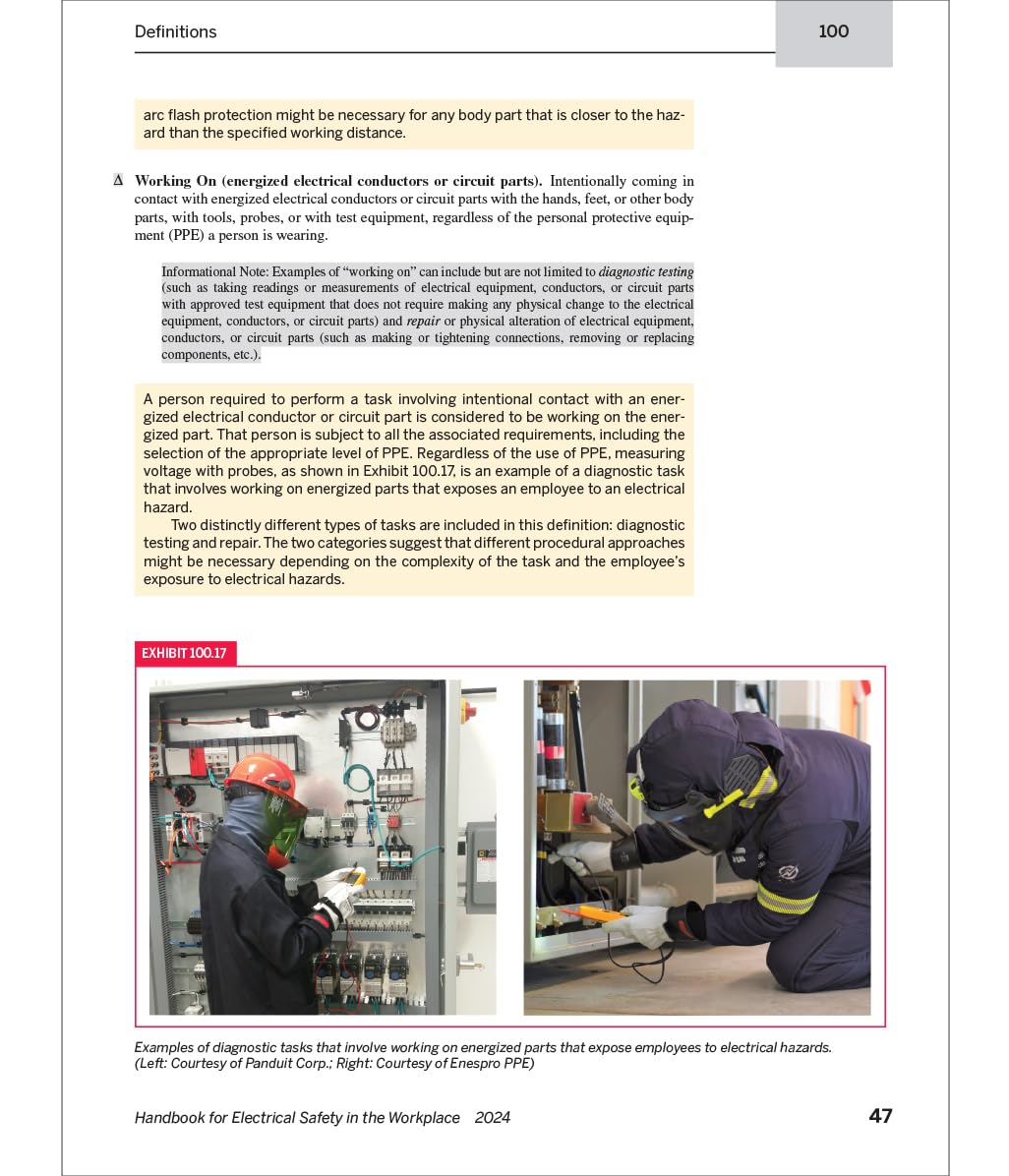 NFPA 70E, Handbook for Electrical Safety in the Workplace, 2024 Edition (International Electrical Code® Series)
