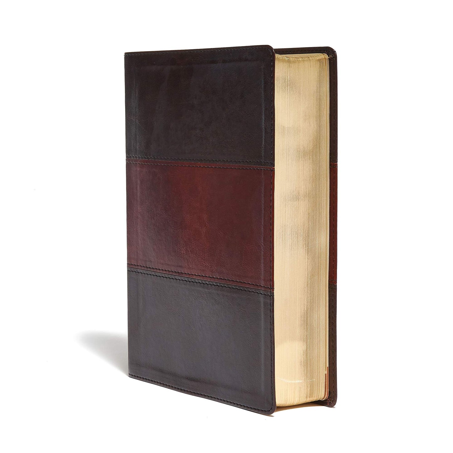 KJV Study Bible Large Print Edition, Saddle Brown LeatherTouch
