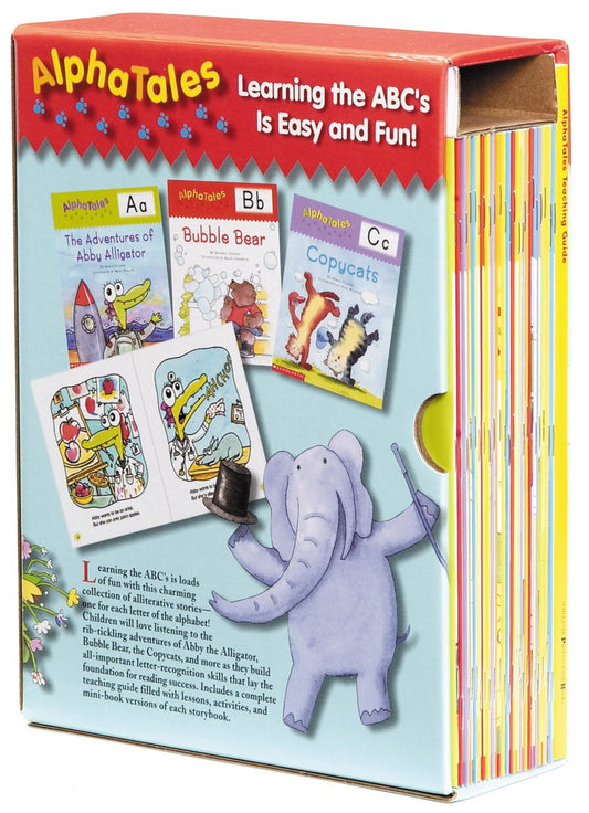 AlphaTales Box Set: A Set of 26 Irresistible Animal Storybooks That Build Phonemic Awareness & Teach Each letter of the Alphabet