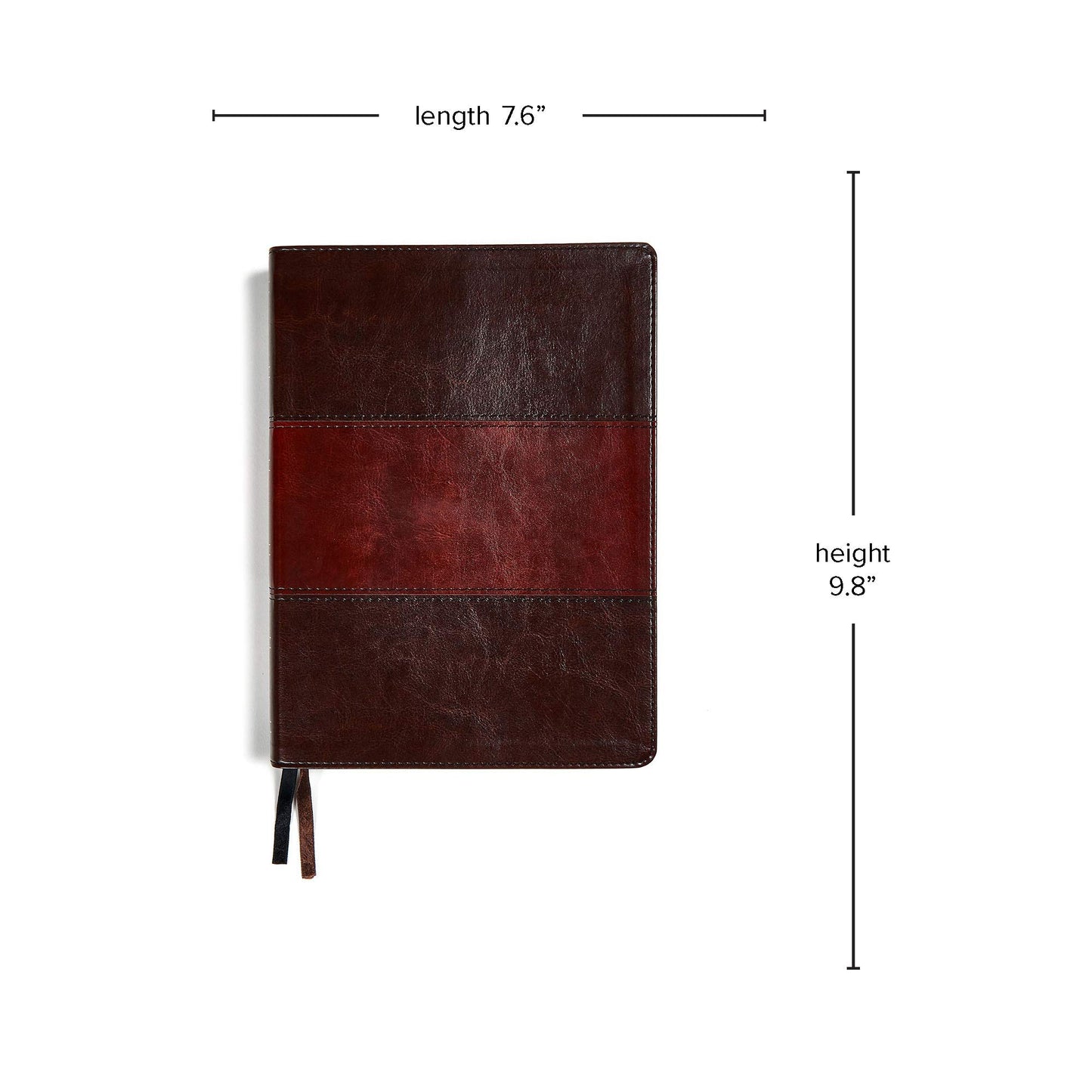 KJV Study Bible Large Print Edition, Saddle Brown LeatherTouch