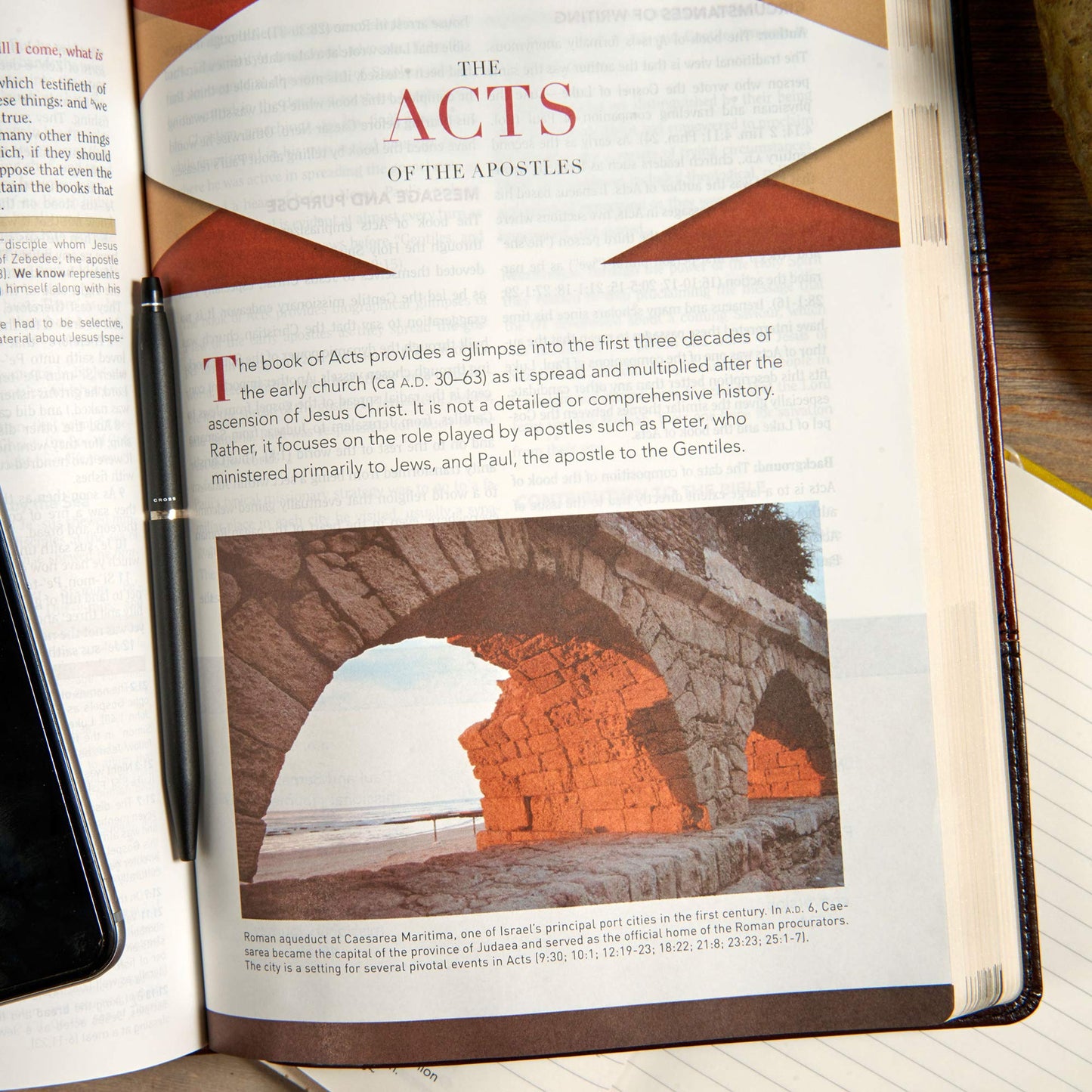 KJV Study Bible Large Print Edition, Saddle Brown LeatherTouch