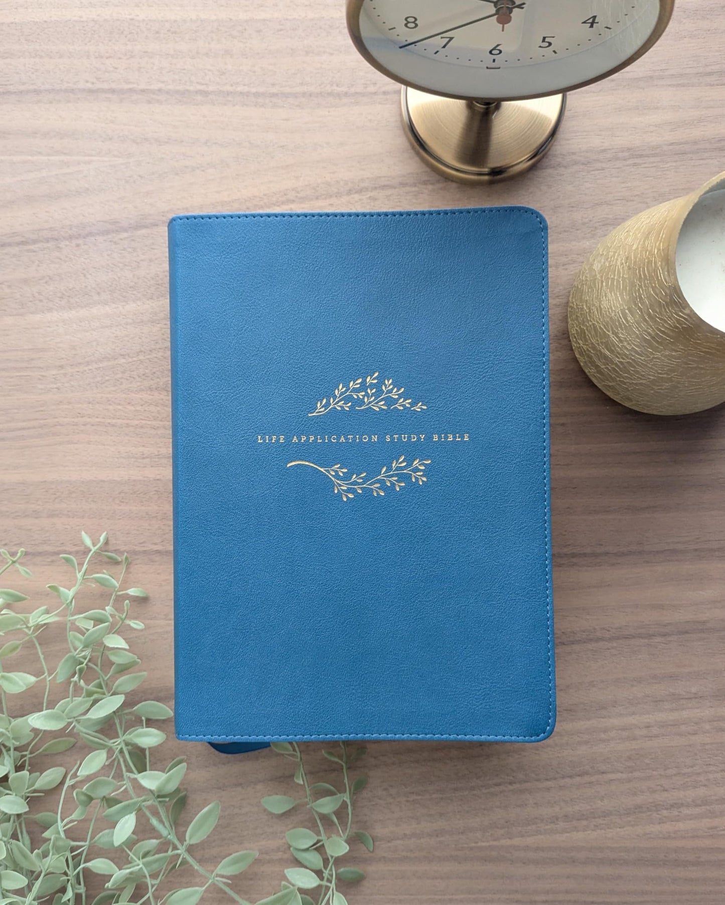 NLT Life Application Study Bible, Third Edition (LeatherLike, Teal Blue, Red Letter)