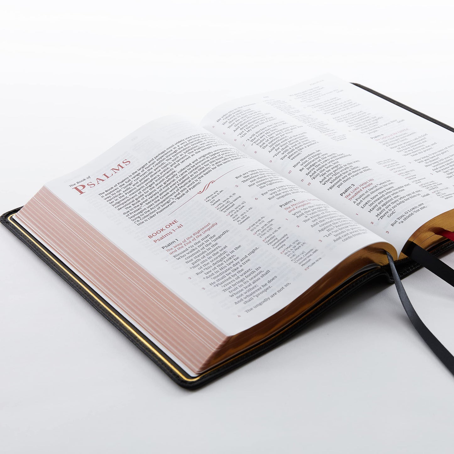 NKJV, Reference Bible, Classic Verse-by-Verse, Center-Column, Premium Goatskin Leather, Brown, Premier Collection, Red Letter, Comfort Print: Holy Bible, New King James Version