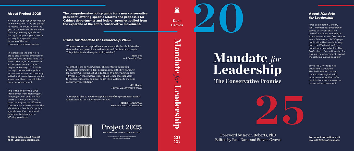 Mandate for Leadership: The Conservative Promise