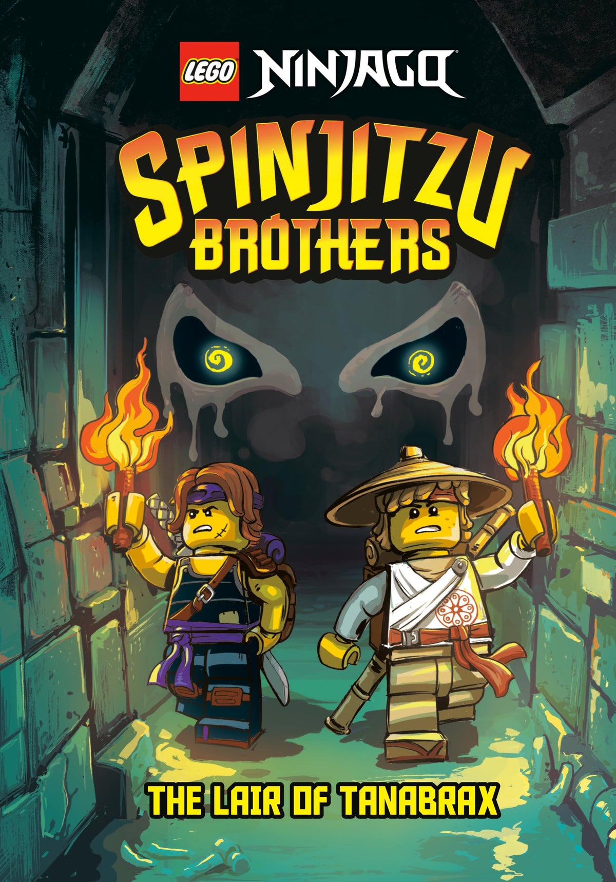 Spinjitzu Brothers #2: The Lair of Tanabrax (LEGO Ninjago) (A Stepping Stone Book)