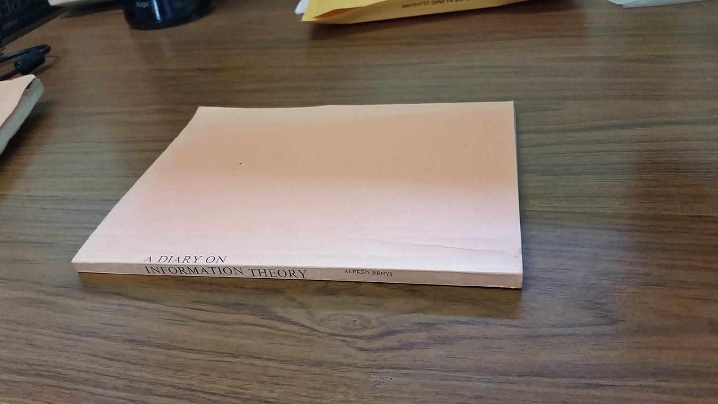A Diary on Information Theory (Wiley Series in Probability and Statistics - Applied Probability and Statistics Section)