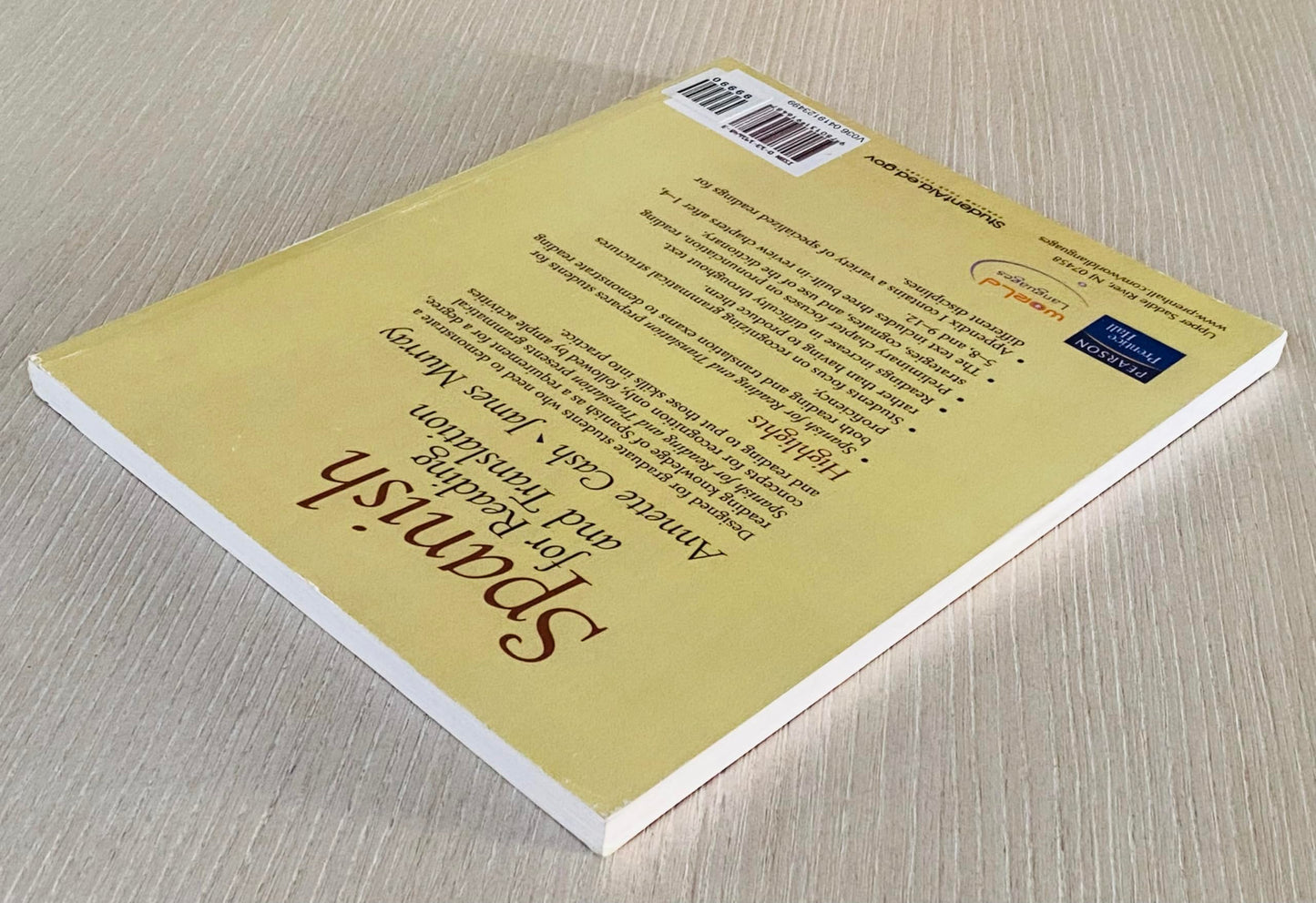 Spanish for Reading and Translation