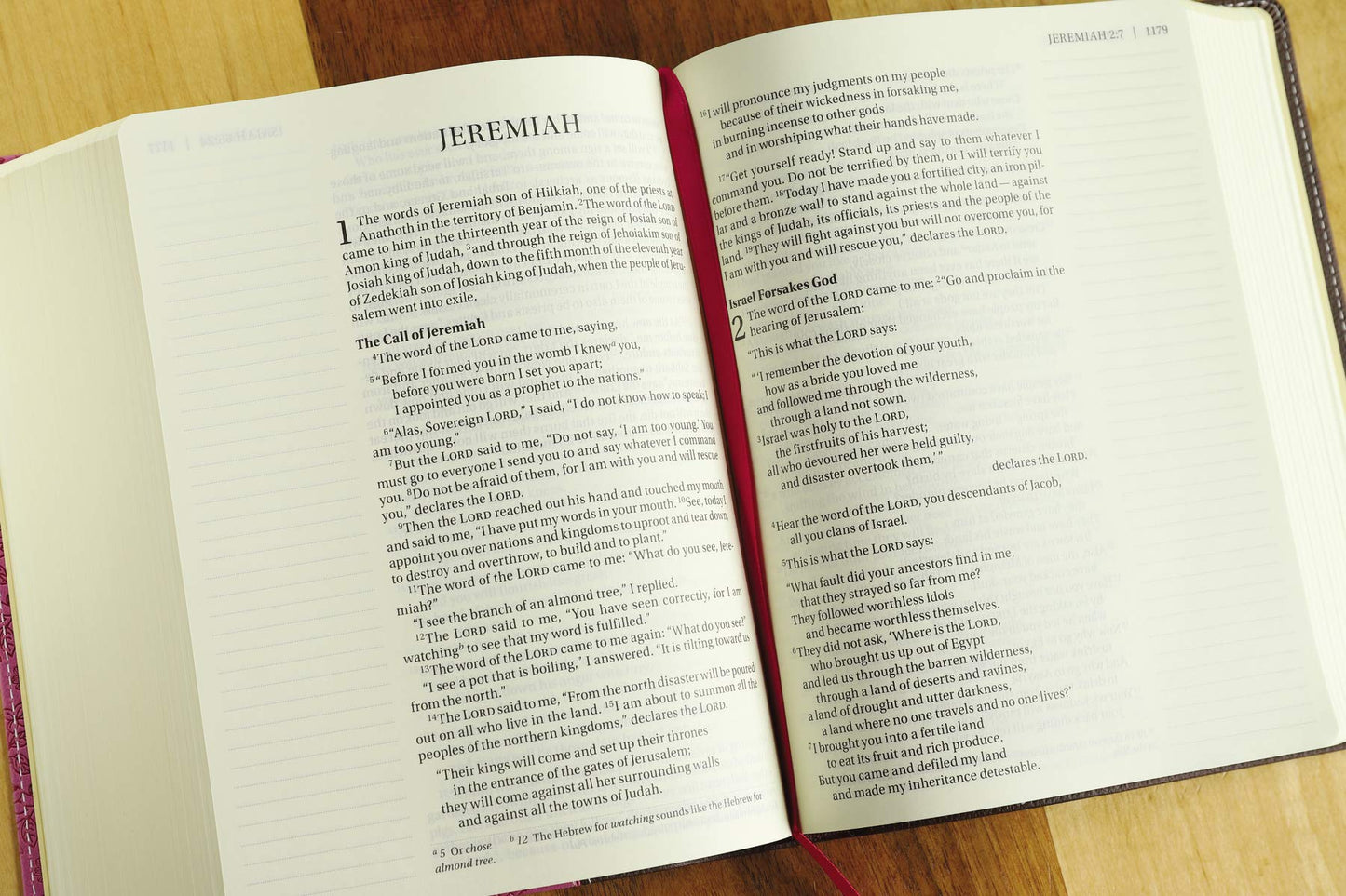 NIV, Journal the Word Bible, Large Print, Leathersoft, Pink/Brown: Reflect, Journal, or Create Art Next to Your Favorite Verses