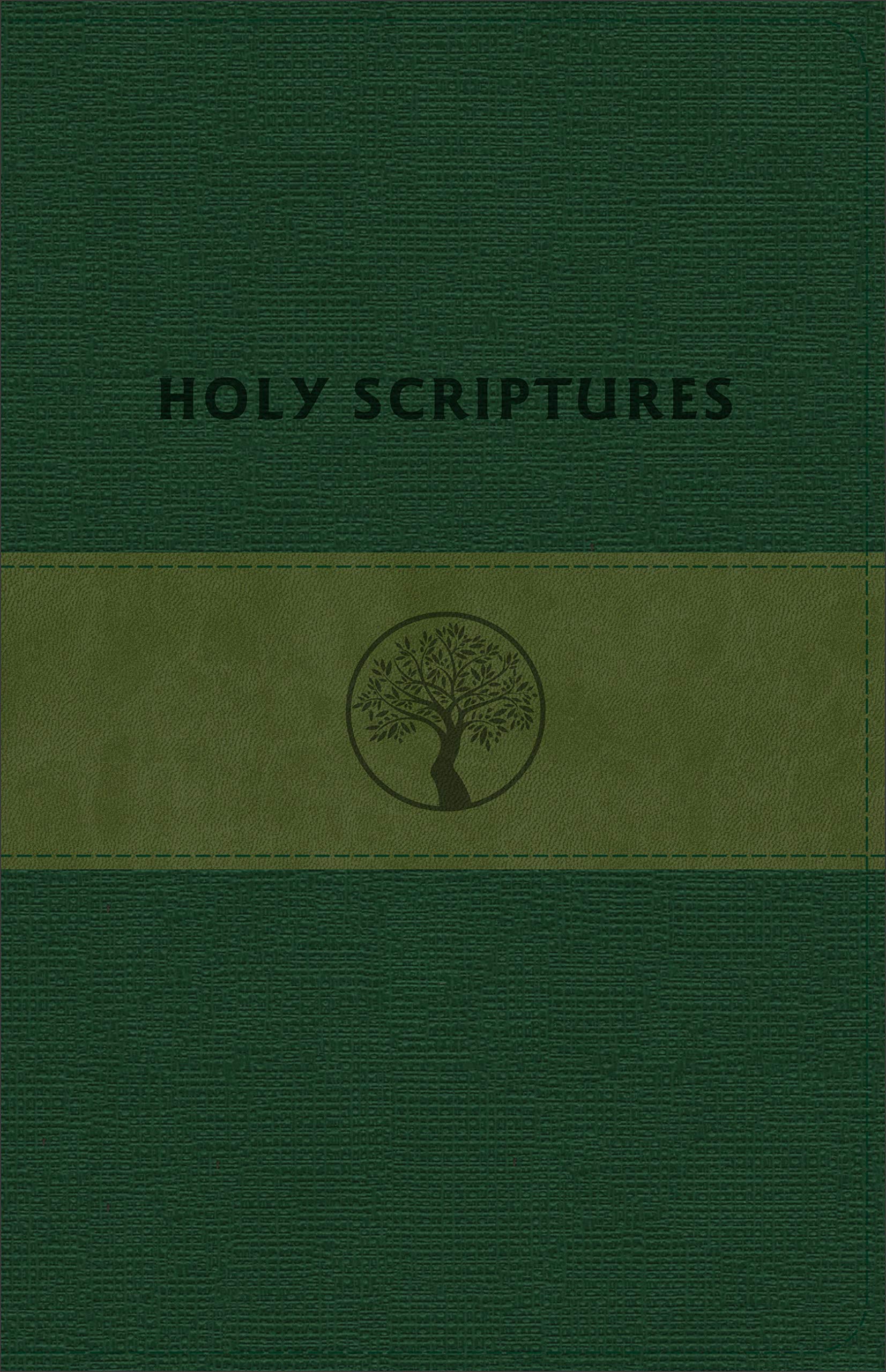 TLV Personal Size Giant Print Reference, Holy Scriptures, Grove/Olive LeatherTouch
