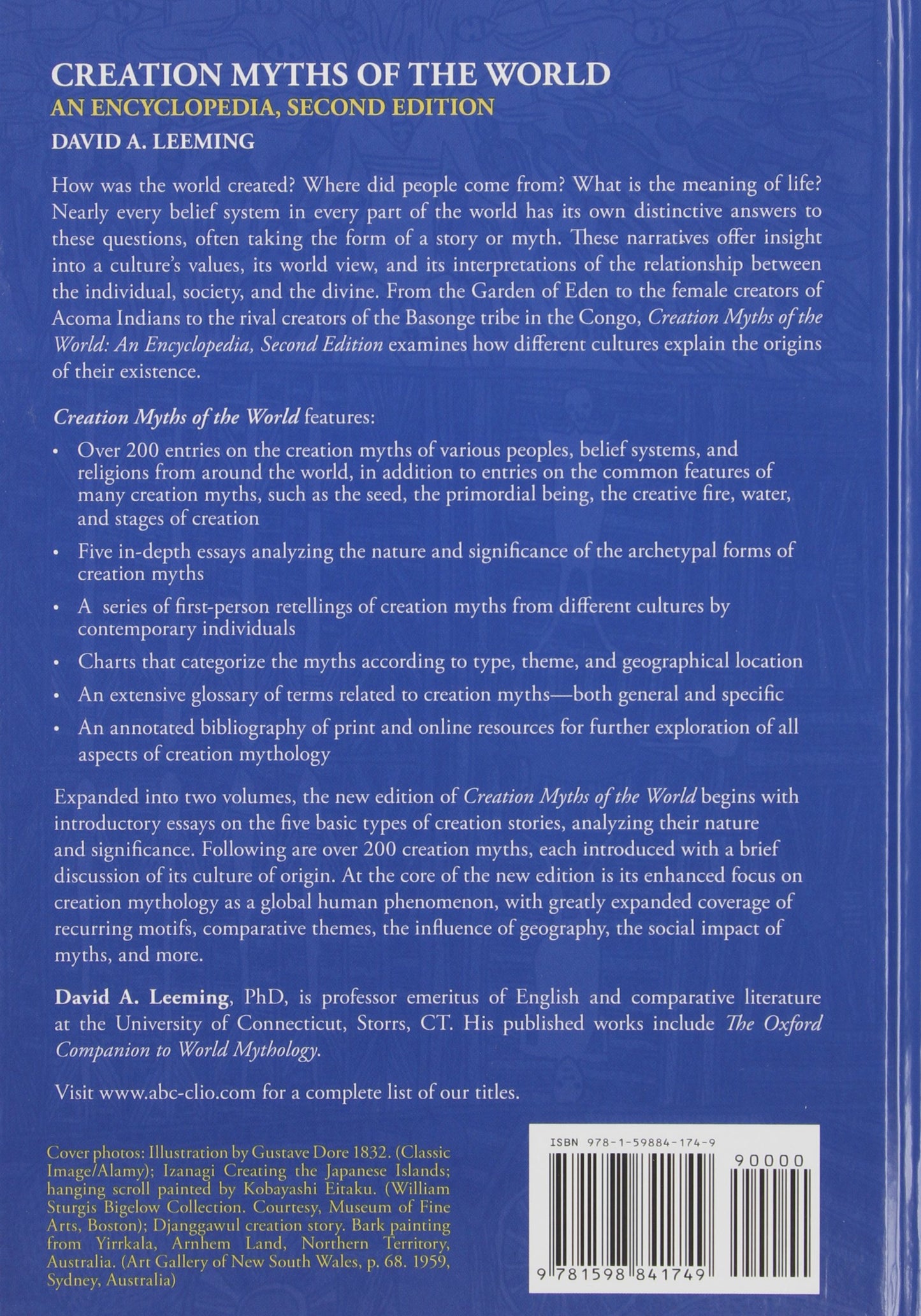 Creation Myths of the World: An Encyclopedia [2 volumes]