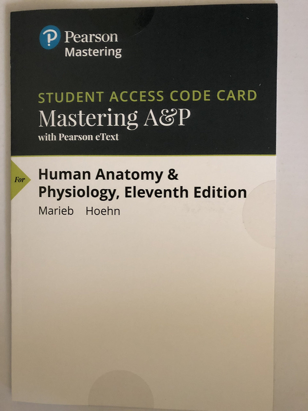 MasteringA&P with Pearson eText -- ValuePack Access Card -- for Human Anatomy & Physiology